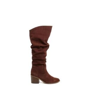 NEW KELSI DAGGER women's easton slouchy boot in chocolate